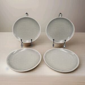 Raymor Contempora by Steubenville Set of 4 Plates 7" Gray Discontinued Rare Find